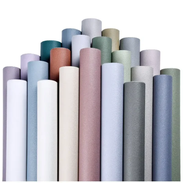 Ploni lipnūs tapetai - pastelinė paletė (42 spalvos) - Image 2